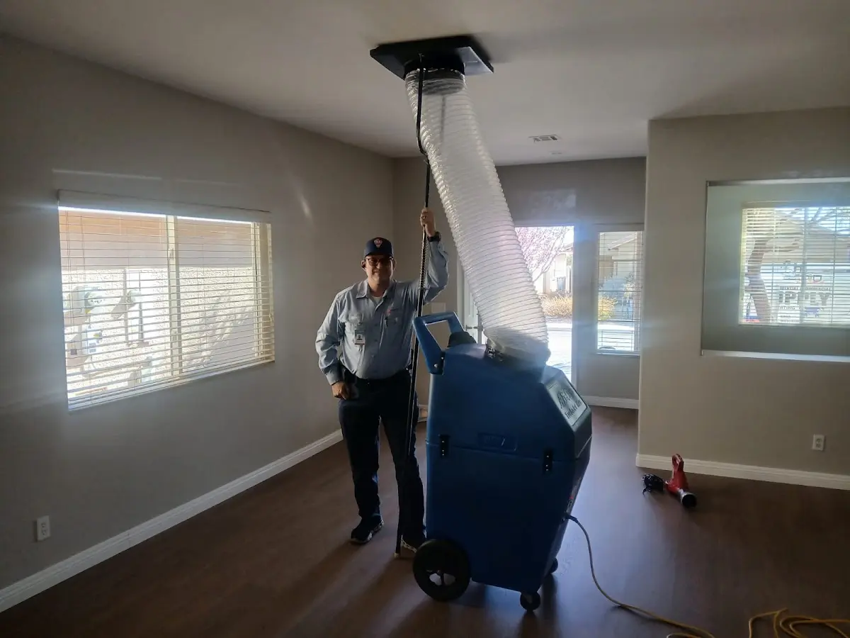 Professional Dryer Vent Cleaning work inside a Pilot Point home